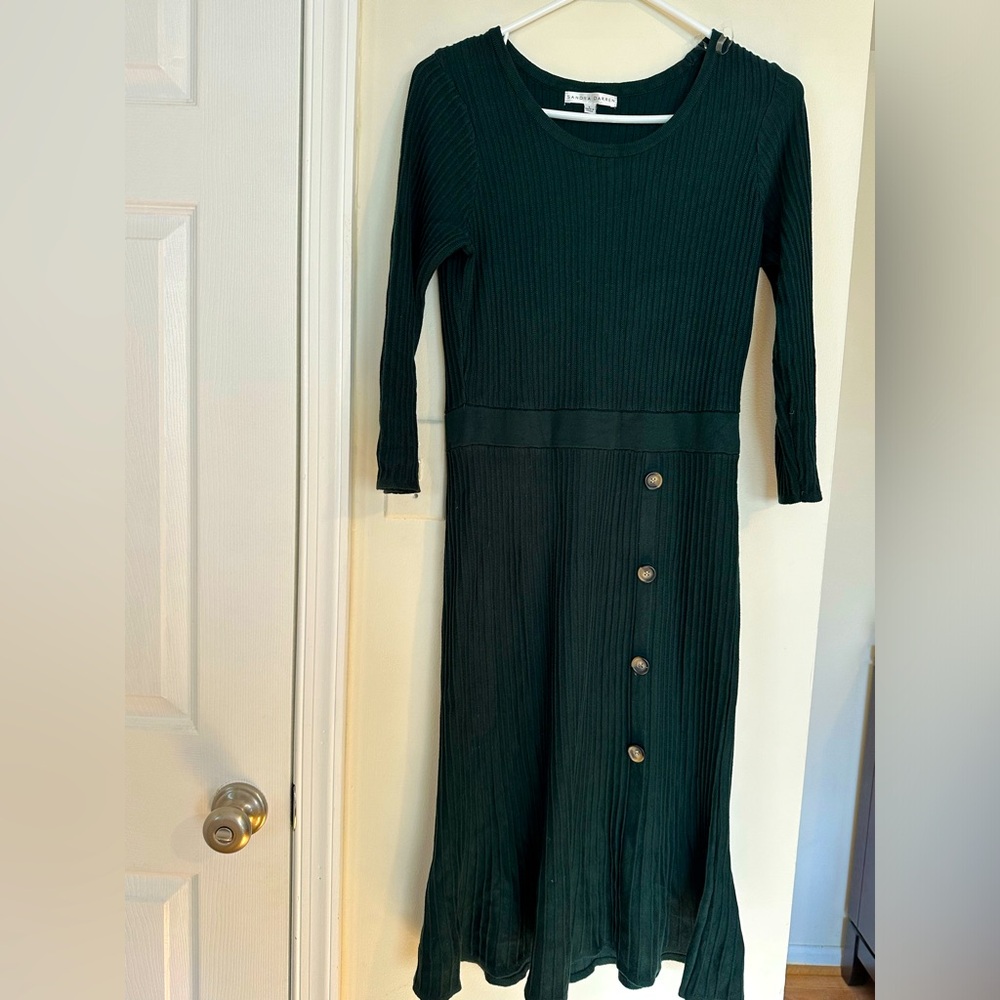 Sandra Darren Midi Sweater Dress